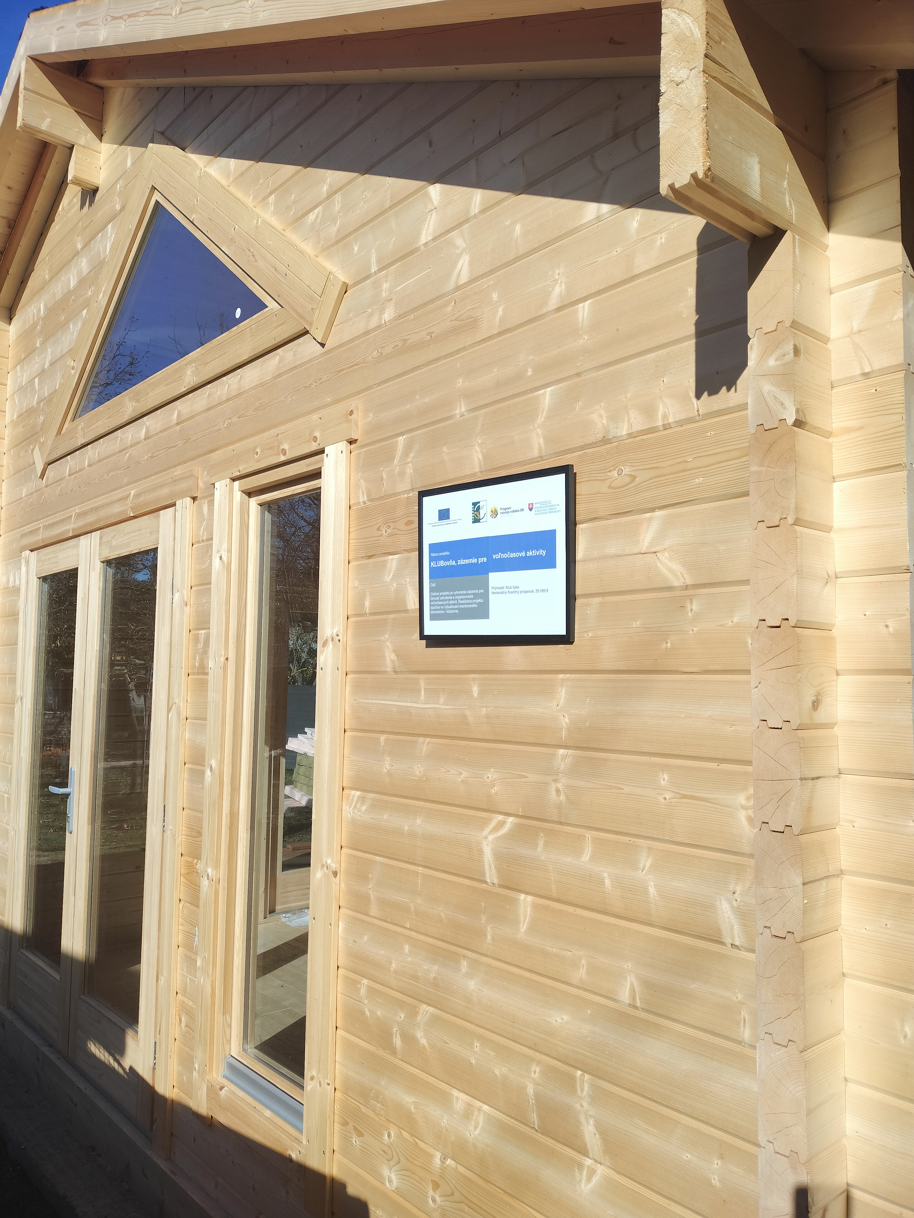 Realizácia projektu KLUBovňa – hlavný pohľad
